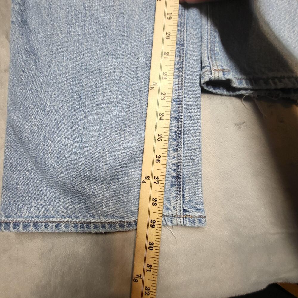 American Eagle Outfitters Jeans Womens 8 Blue Straight Stovepipe Light Wash - Picture 9 of 14